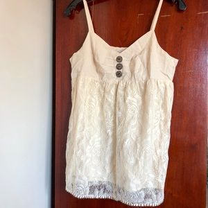 Miss Me 100% Cotton Crochet-Style Top